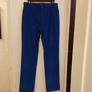 A.P.C. Men's Cobalt Blue Chinos